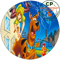 Opłatek na tort - Scoobie Doo