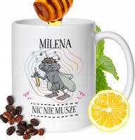 Kubek Dla Mileny Koleżanki Przyjaciółki Prezent Z Nadrukiem Biały 330Ml
