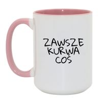 Duży Biało-Różowy 450 ml