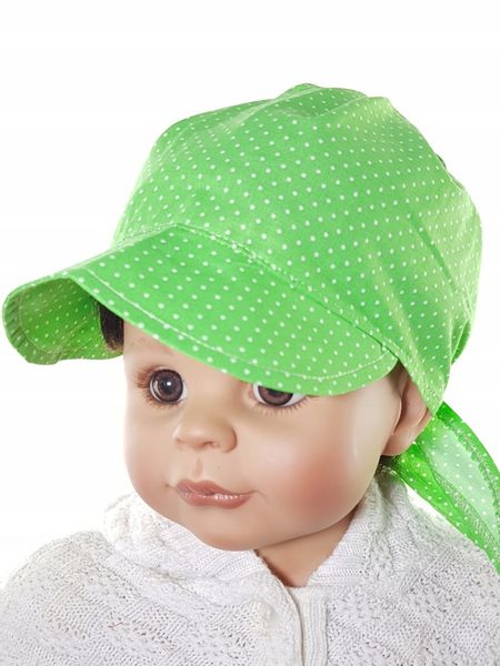 POLSKA UNIWERSALNA CZAPKA CHUSTKA CHUSTECZKA NA GŁOWĘ Z DASZKIEM 40 WZORÓW zdjęcie 9