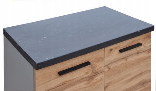 Szafka łazienkowa 80 cm / szara / dąb wotan / stojąca / pod umywalkę na Arena.pl