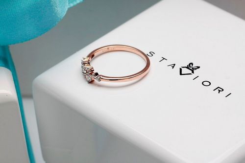 Emaga Złoty pierścionek PRD5400 - Diament na Arena.pl