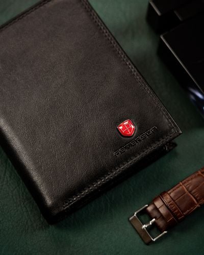 elegancki portfel męski ze skóry naturalnej - peterson na Arena.pl