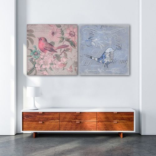 Deco Panel, Abstrakcyjny obraz ptaka 40x40 na Arena.pl