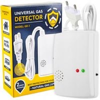 CZUJNIK GAZU ZIEMNEGO I LPG DETEKTOR 230V ALARM SENSOR GAS