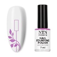 Lakier Do Stempli I Blaszek Ntn Premium Różowy 7Ml Nr 103