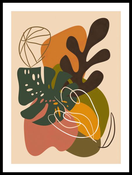 Plakat 39,5x55cm Leśna Kompozycja zdjęcie 3