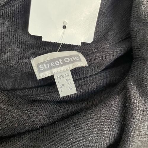 Sweter Damski Ciepły Stylowy Wygodny na Jesień Czarny Rozmiar 40 Wiskoza na Arena.pl