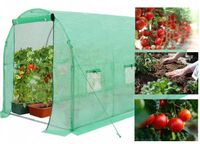 TUNEL FOLIOWY OGRODOWY NAMIOT 2x3m2 SZKLARNIA WARZYWNIAK FOLIAK 6 m2 UV-4