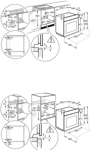 Piekarnik do zabudowy Electrolux EOB7S31V zdjęcie 4