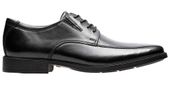 Clarks Półbuty męskie eleganckie - Tilden Walk - rozmiar 41 - czarna skóra