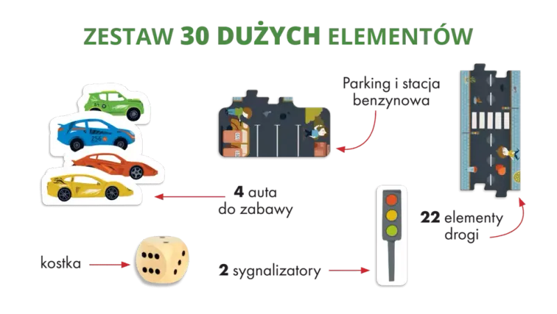 Droga. Duże puzzle z grą zdjęcie 3