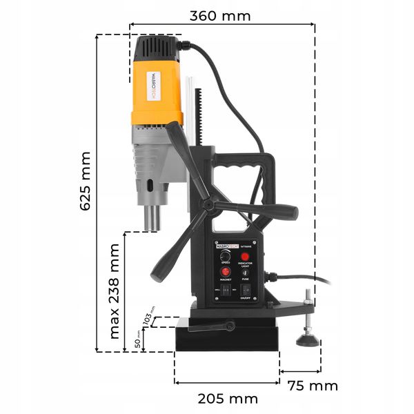 Wiertarka magnetyczna WT98RE zdjęcie 11