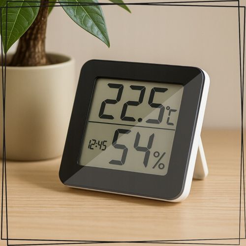 TERMOMETR I HIGROMETR POKOJOWY LED ELEKTRONICZNY WEWNĘTRZNY CYFROWY na Arena.pl