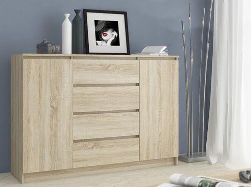 KOMODA K160 2D 4SZ CLP PK DĄB SONOMA na Arena.pl