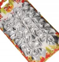 KOKARDKI KOKARDY NA CHOINKĘ STROIK12SZT BŁYSZCZĄCE