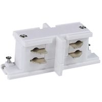 Łącznik trójobwodowy do szyn 8020 Zumaline metalowy biały