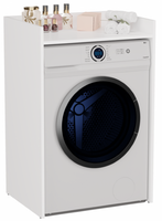 Szafka z Półką Na Pralkę 64 cm Biała POLINA MAX TS - 4 Kolory