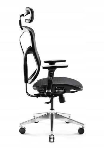 Fotel ergonomiczny Diablo Chairs V-Basic Tkanina Czarny na Arena.pl