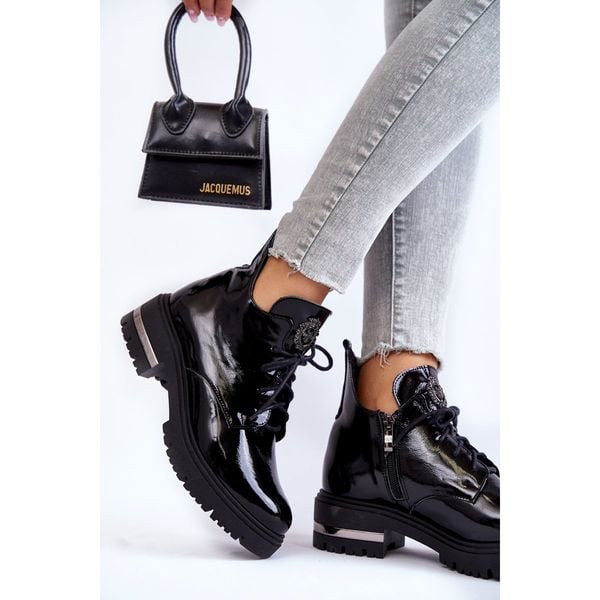 Botki Na Płaskim Obcasie r.36 zdjęcie 6