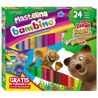 ND39_301278 PLASTELINA 24KOL FO BAMBINO WB