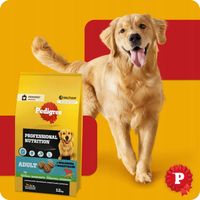 SUCHA KARMA PEDIGREE PROFESSIONAL NUTRITION 12 KG Z WOŁOWINĄ I WARZYWAMI