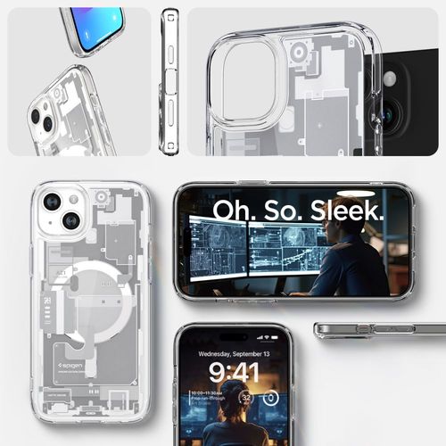 spigen ultra hybrid mag magsafe iphone 15 plus zero one white na Arena.pl