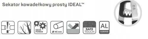 SEKATOR KOWADEŁKOWY PROSTY IDEAL 40-413 CELLFAST na Arena.pl