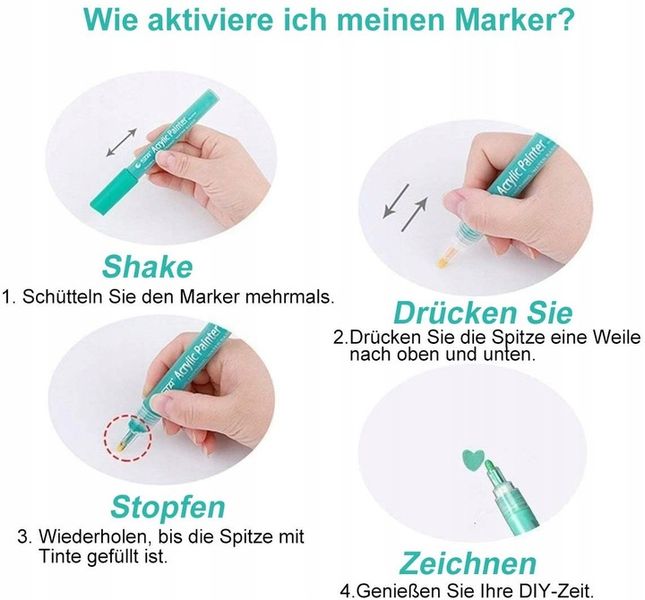 Pisaki Flamastry Mazaki AKRYLOWE Markery Art 0,7mm zdjęcie 16