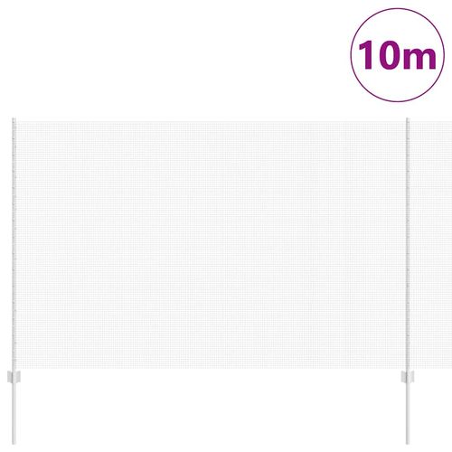 Ogrodzenie z słupkami Srebrny 1.6 x 10 m Stal na Arena.pl