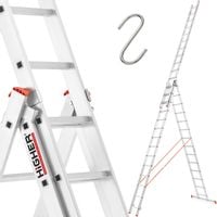 Drabina aluminiowa wielofunkcyjna 3x13 HIGHER