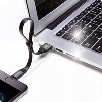 Kabel niktrade USB - Apple Lightning 0,23 m czarny