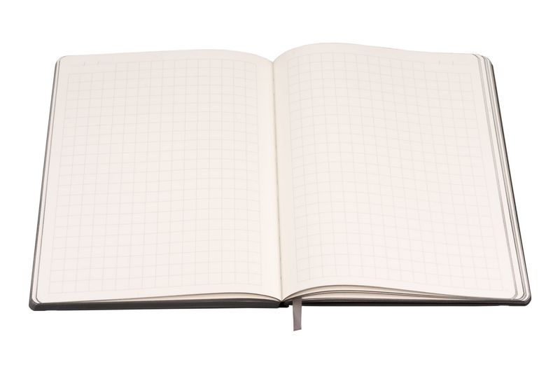 NOTES INDEED B5 KRATKA SZARY ANTRA zdjęcie 3