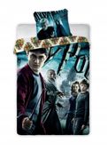 Pościel 160x200 Harry Potter Hogward Hermiona Ron Gryffindor Bawełniana