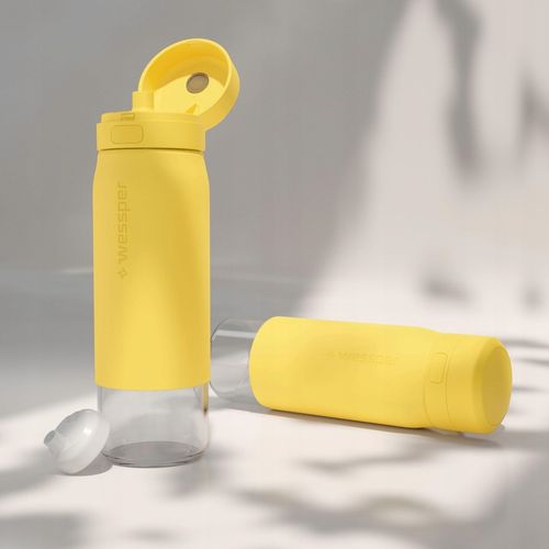 Butelka filtrująca szklana bidon na wodę z filtrem WESSPER B2 ACTITEX na Arena.pl