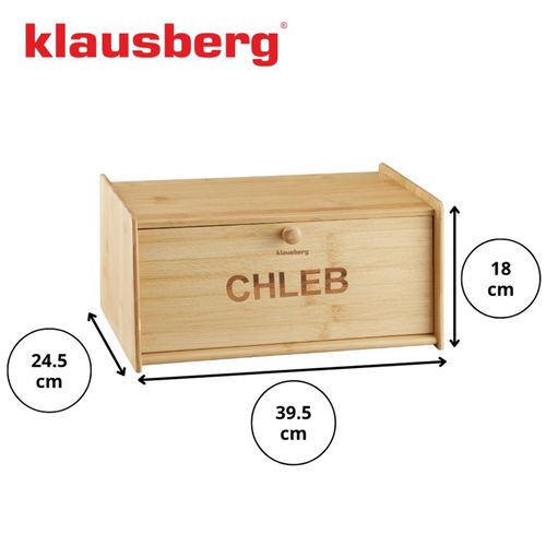 chlebak pojemnik bambusowy na pieczywo klausberg kb-7934 na Arena.pl