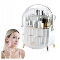 ORGANIZER NA KOSMETYKI SZKATUŁKA KUFEREK BIAŁY XXL