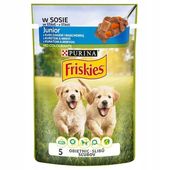 FRISKIES JUNIOR KURCZAK MARCHEWKA 85G PIES SASZETKA