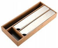 DYSPENSER DO FOLII SPOŻYWCZEJ I PAPIERU BAMBUS 42X19X5,4 CM