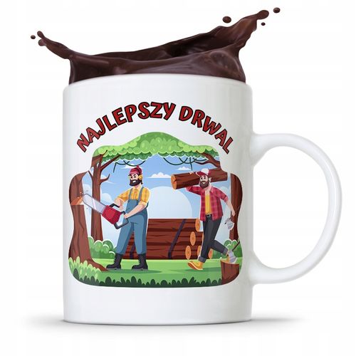 Dla Drwala Kubek Na Prezent Najlepszy Drwal Z Nadrukiem Ze Zdjęciem na Arena.pl