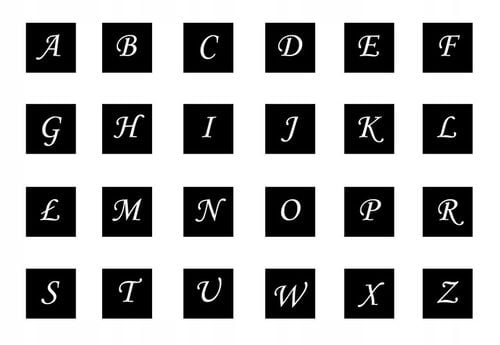 Spinki do Mankietów z Inicjałami Literami Inicjały do Ślubu Ślub Ślubne na Arena.pl