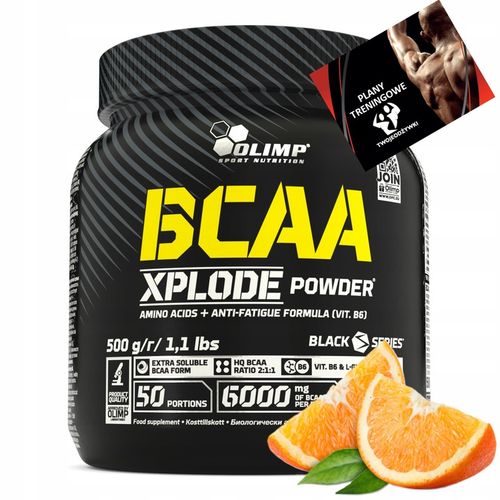 Olimp BCAA Xplode Powder 500g smak pomarańczowy na Arena.pl
