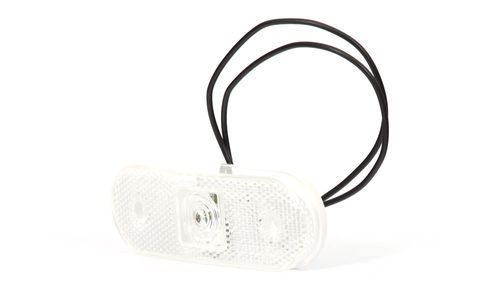 Lampa LED obrysowa przednia biała owalna (231) na Arena.pl