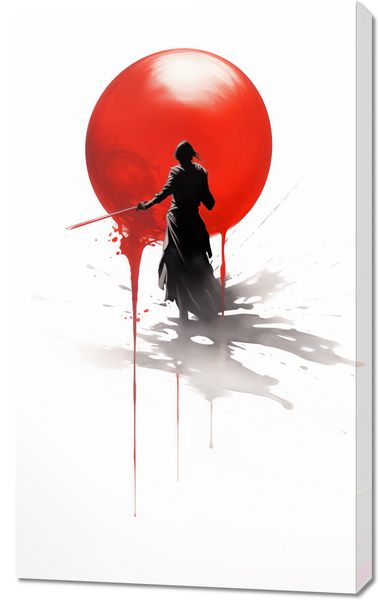 Obraz 60x100cm Samotny Samuraj zdjęcie 1