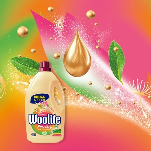 woolite fruity do kolorów z keratyną 4,5l/75 prań na Arena.pl