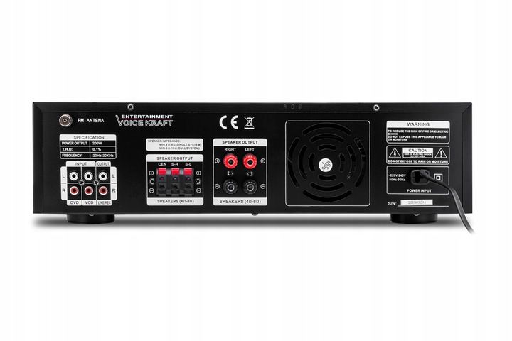 KOLUMNY ESTRADOWE 800W WZMACNIACZ BT USB 5 KANAŁÓW zdjęcie 2