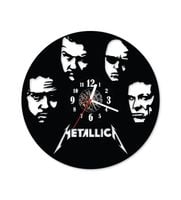 Zegar ścienny z płyty winylowej  Metallica 9.6