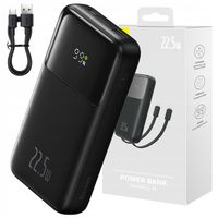 BASEUS POWER BANK Z KABLEM USB-C LIGHTNING SZYBKIE ŁADOWANIE 22.5W 10000MAH