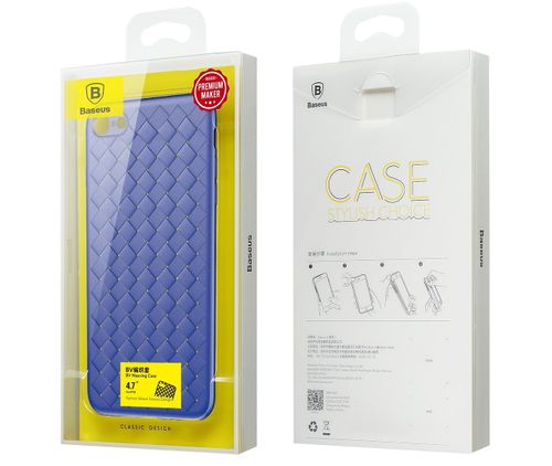 Etui Pokrowiec Iphone 7 8 Baseus BV Weaving Case niebieski na Arena.pl