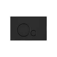 Ringo przycisk spłukujący do stelaża podtynkowego WC Shiro 2.0, czarny soft